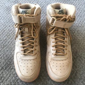 Nike Air Force 1 High WB GS 'Flax'